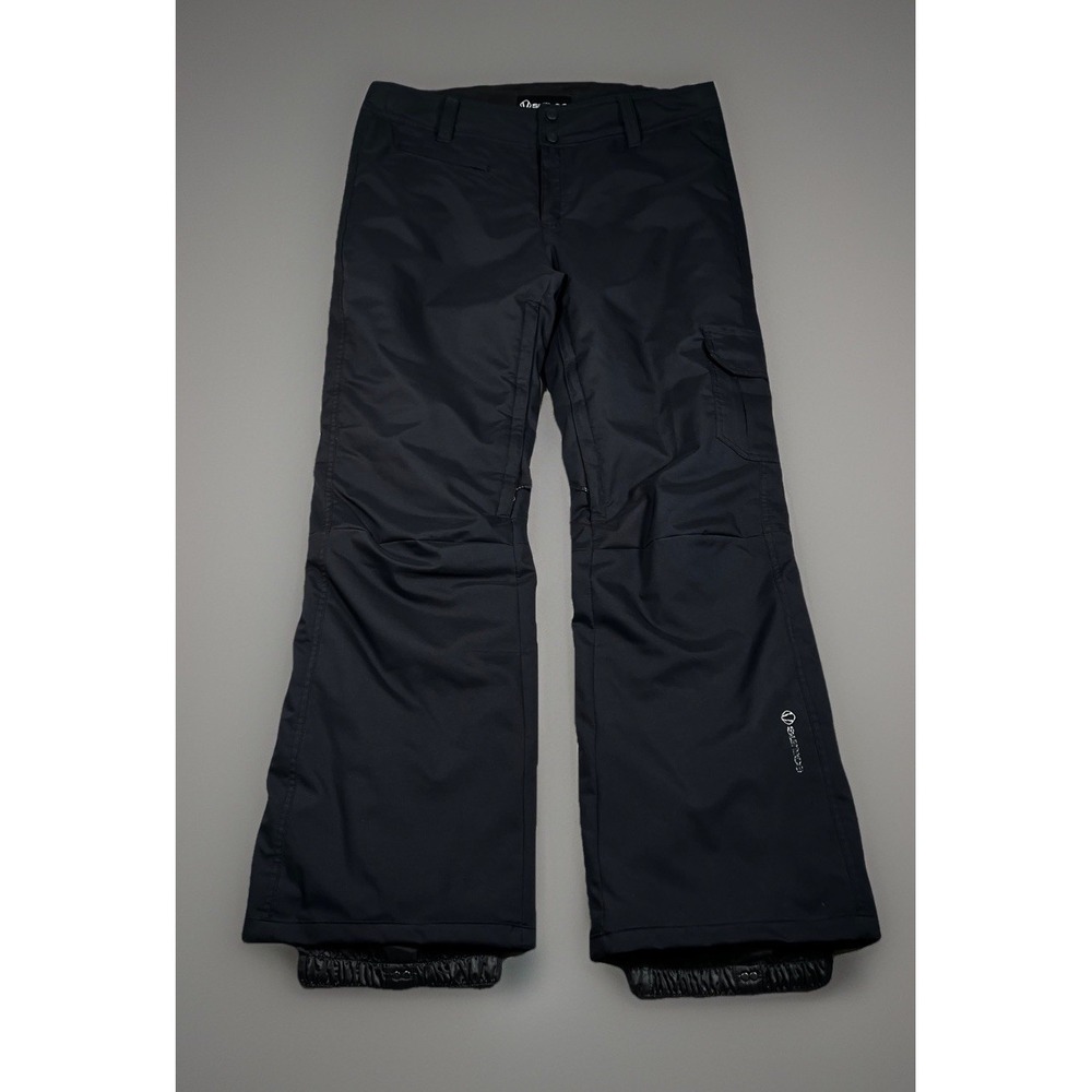 Sunice Insulated Ski Pants Women 12 Black Adjustable Waist‎ Breathable Cargo